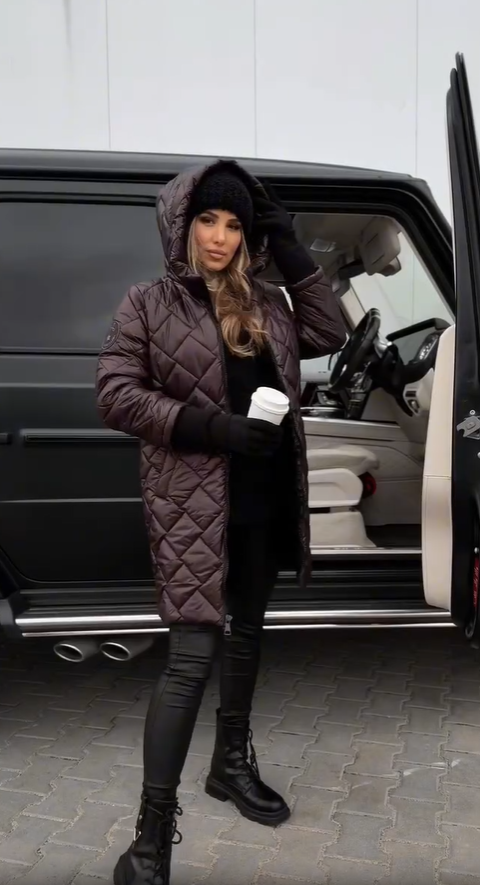 Bogna | Veste matelassée élégante en duvet avec capuche