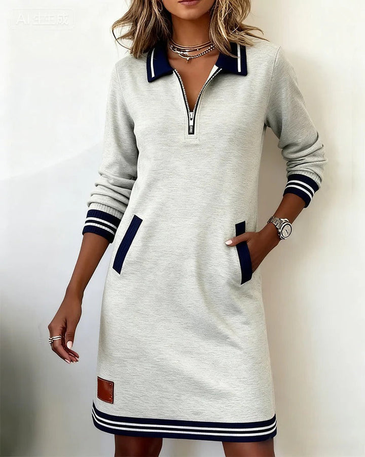 Hélène™ Robe en coton élégante et raffinée